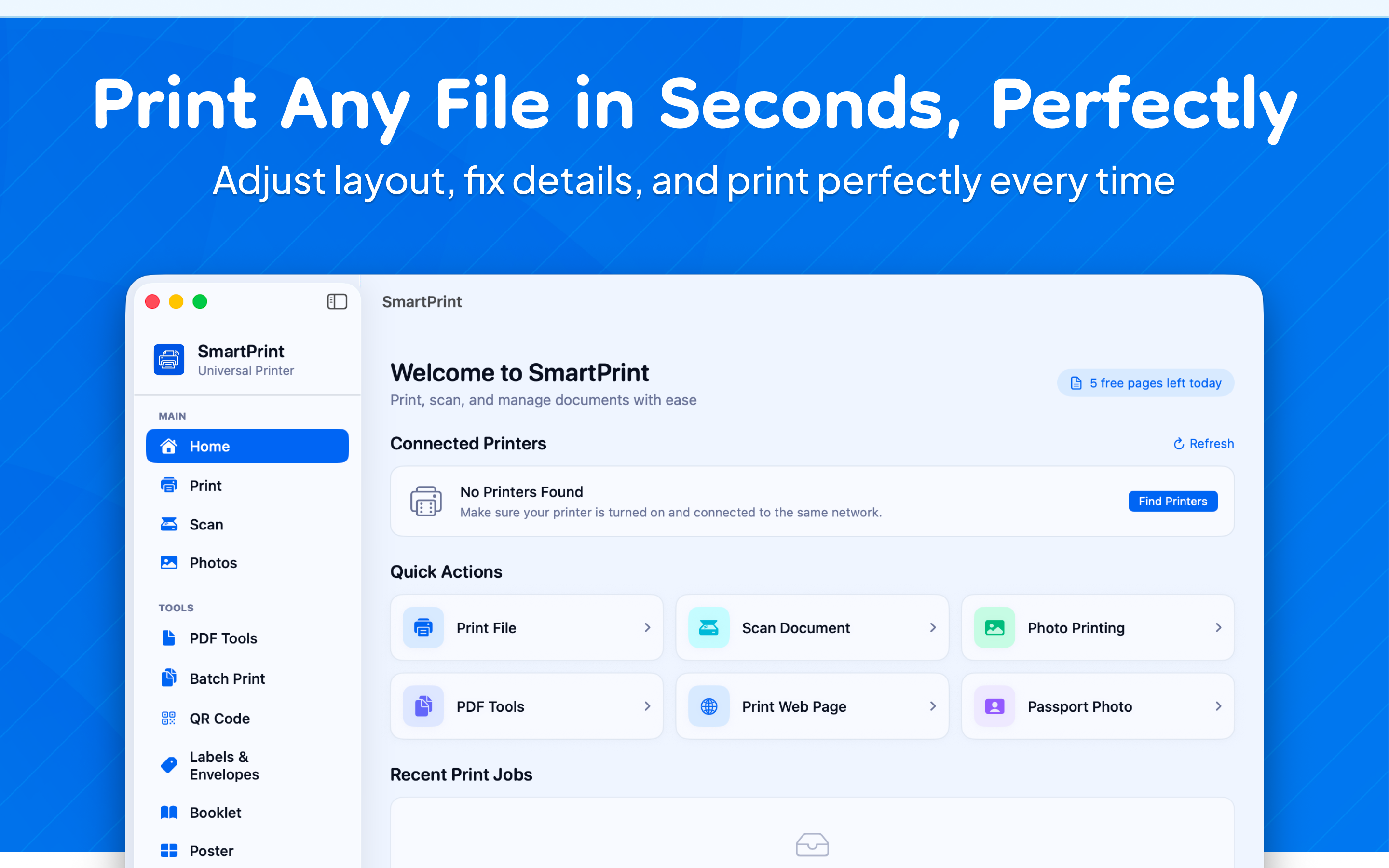 SmartPrint App Screenshot